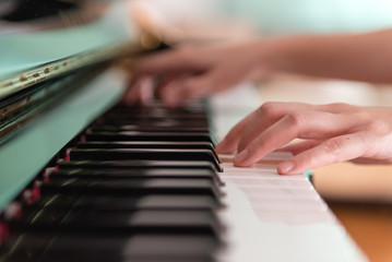 Fototapeta premium Playing Piano