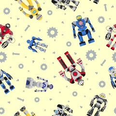 Seamless robots pattern