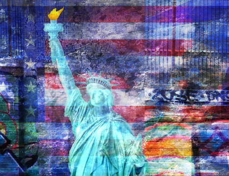 America NYC
This image is entirely my own creation, from my own images and is legal for me to sell and distribute