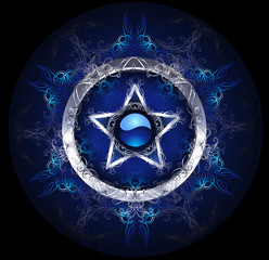 mystic blue star