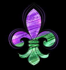 Painted Fleur-de-lis