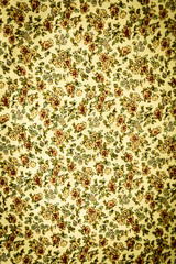Texture fabric of small flowers for background