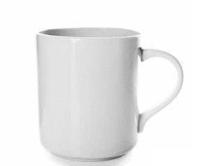 Cup of coffee isolated on white