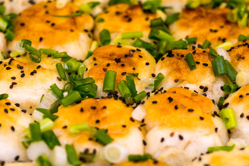 Chinese dumplings, panfried