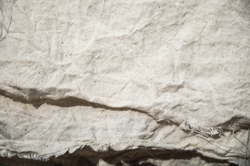 Crumpled fabric texture