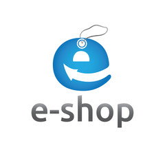 e shop vector design template