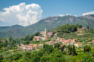 Fototapeta na wymiar Castagnola (frazione di Framura), Liguria, Italy
