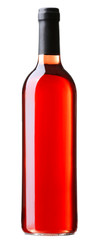 Wine bottle isolated on white
