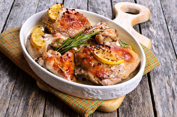 Chicken baked
