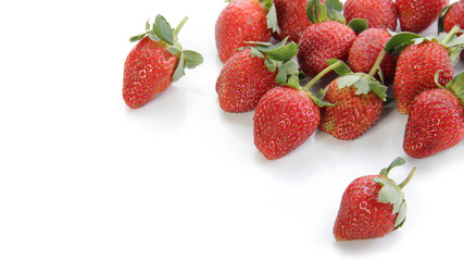 Strawberries with copyspace