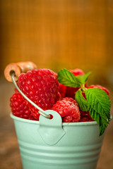 Ripe and fresh Raspberry 