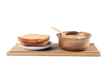 Soup with bread