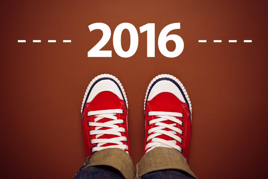 Happy New Year 2016 with Sneakers from Above