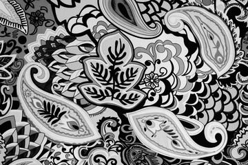 colorful paisley background