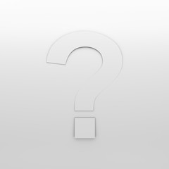 Question mark backdrop