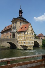 Fototapeta na wymiar Bamberg Rathaus