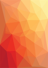 abstract red low poly background