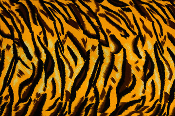 Texture fabric of tiger for background