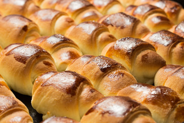 Few tasteful and delicious bake rolls