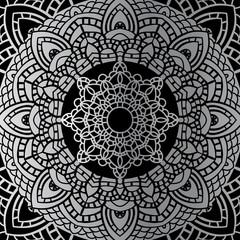 Silver mandala