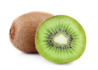 Fototapeta na wymiar Juicy kiwi fruit isolated on white