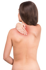 Naklejka premium Woman's pain