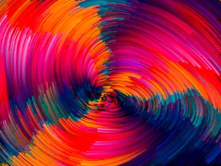 Foto auf Acrylglas Vibrant Color Vortex © agsandrew