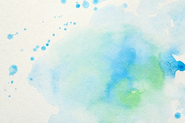 Fototapeta na wymiar Watercolor texture on paper close-up