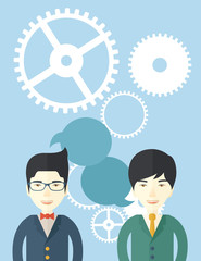  Asian business people.