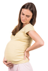 Fototapeta premium Pregnant woman's pain