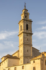 Fototapeta na wymiar Beautifull bell tower in Bocairent, Valencia, Spain.