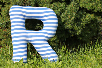 Textile letter