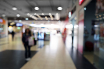 Blurred background store