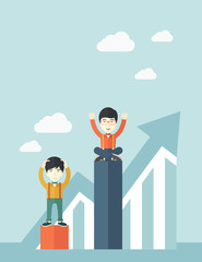 Two chinese businessmen.