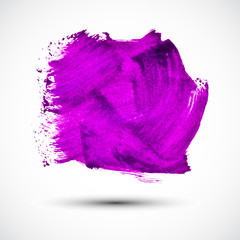 Watercolor splatters. Vector