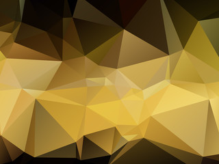 Gold Vector Background Triangular 