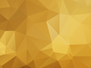 Gold Vector Background Triangular 