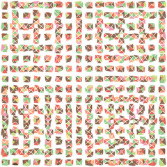 Striped hand painted vector seamless pattern with ethnic and tribal motives