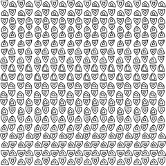 Geometric seamless pattern in ethnic folk style.