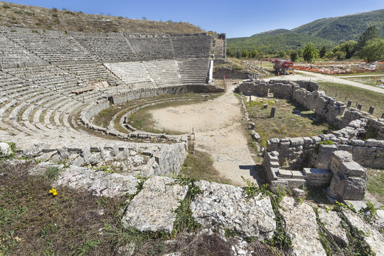 Greek theater in Dodona, Greece
