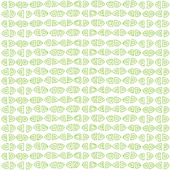 Seamless pattern in green color. Inspired by banknote and money
