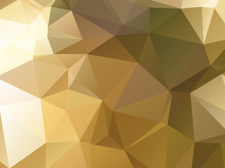 Fototapeta premium Gold Vector Background Triangular 