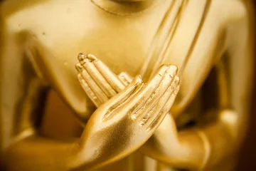 Foto auf Acrylglas Buddha Hand des Buddhas