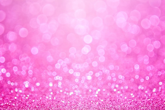 Pink Baby Girl Birthday Background
