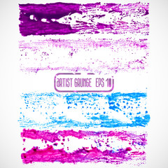 grunge roller marks with ink effect background