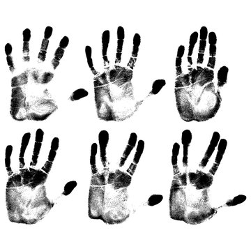 Grunge hands design.