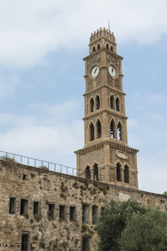 Khan Al-Umdan tower, Acre, Israel