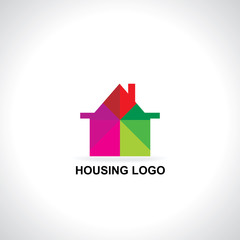 creative home symbol vector illustration 