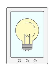 Bulb in cellphone