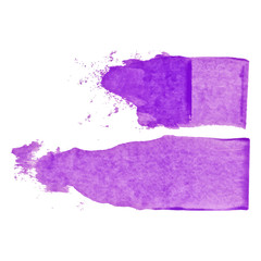Obraz premium Abstract grunge vector of splash and blot isolated on white.